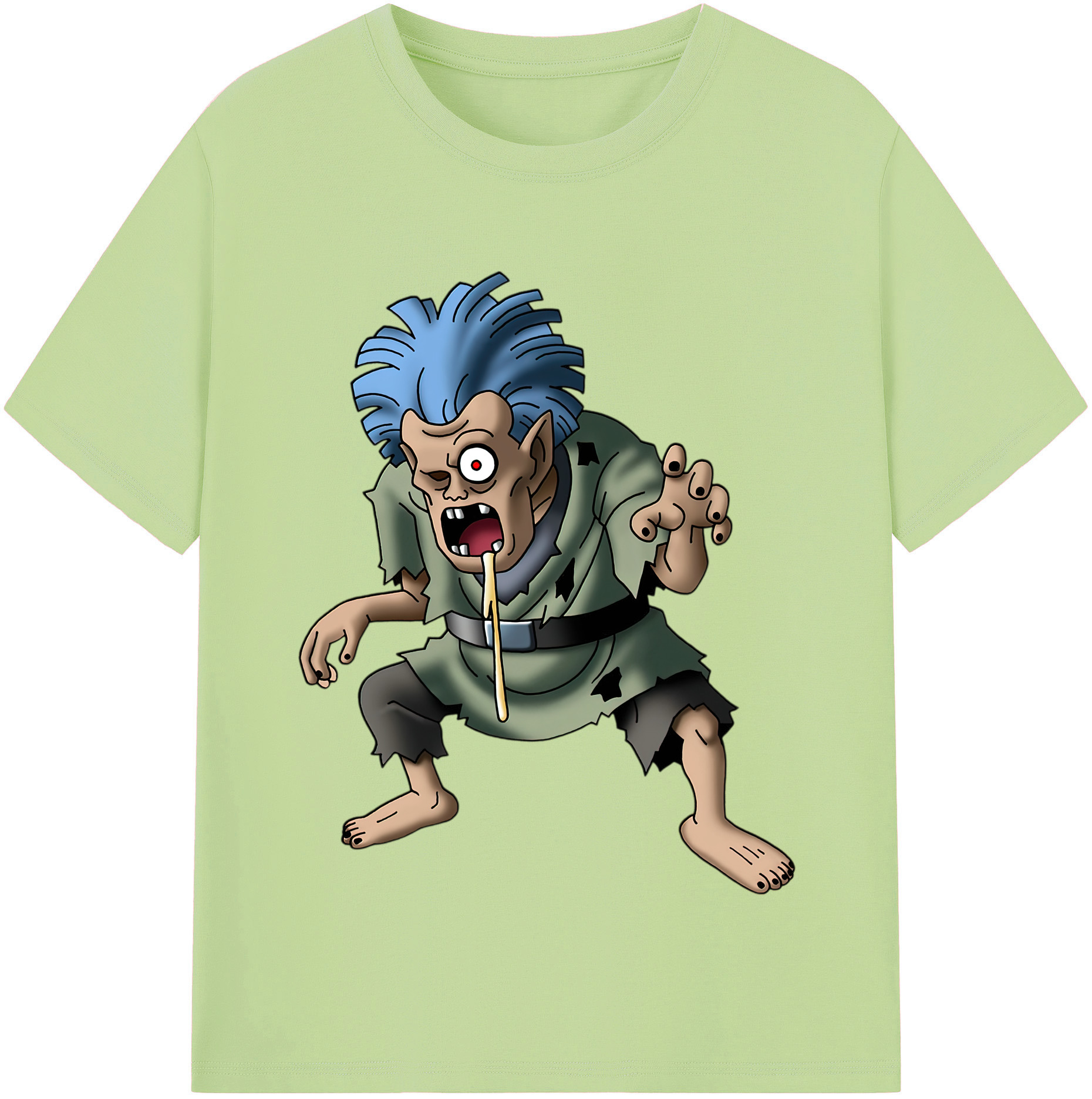 （画像用） ドラゴンクエスト Doragon Kuesuto Dragon Quest 綿100％半袖Tシャツ（フロントプリント）